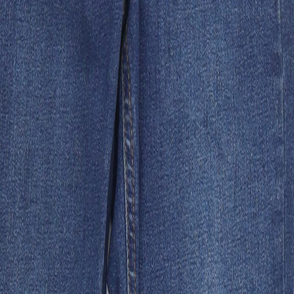 Topshop Womens Blue  Denim Skinny Jeans Size 25 in L28 in