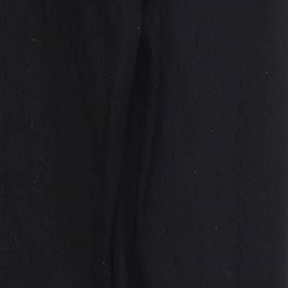 Womens UK Size 6 Denim Wise Regular Fit Skinny Black Jeans