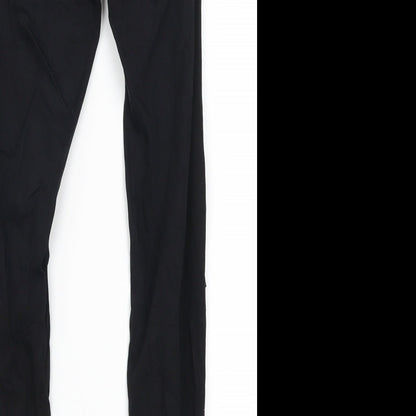 Topshop Womens Black  Denim Skinny Jeans Size 26 in L26 in - Heavily Distressed