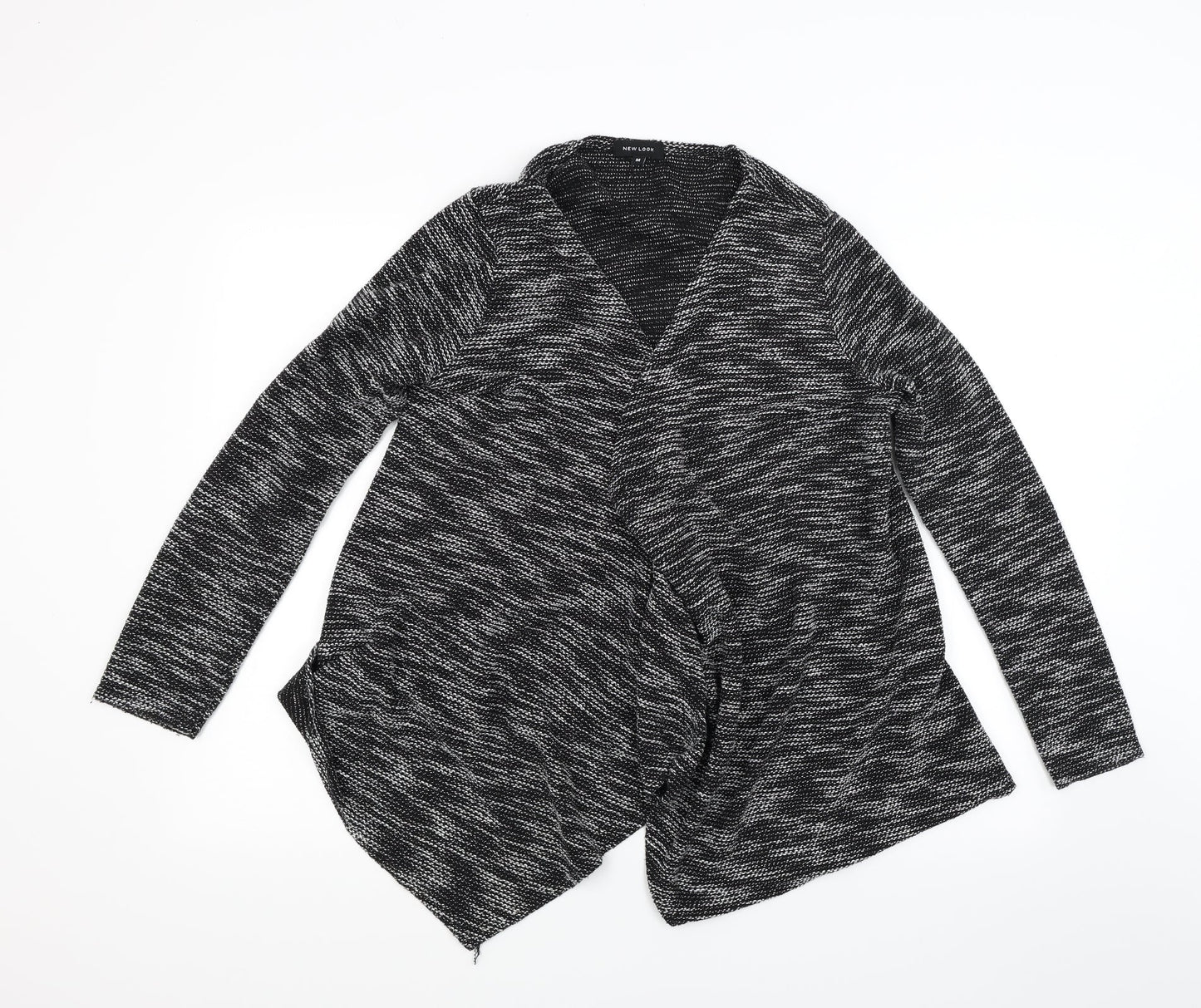 New Look Womens Grey  Knit Cardigan Jumper Size M