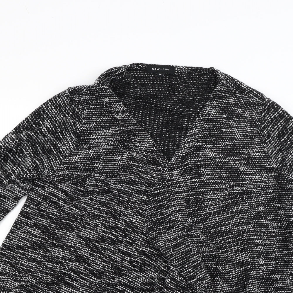 New Look Womens Grey  Knit Cardigan Jumper Size M