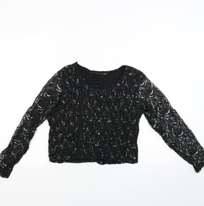 Preworn Womens Black   Pullover Jumper Size M