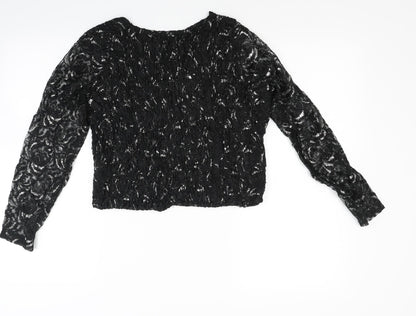 Preworn Womens Black   Pullover Jumper Size M