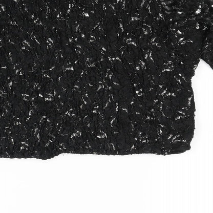 Preworn Womens Black   Pullover Jumper Size M