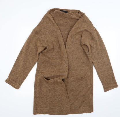 Forever21 Womens Brown  Knit Cardigan Jumper Size M