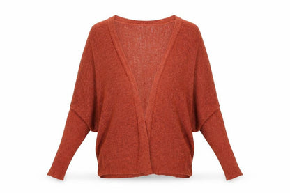 Primark Womens Brown  Knit Wrap Jumper Size S