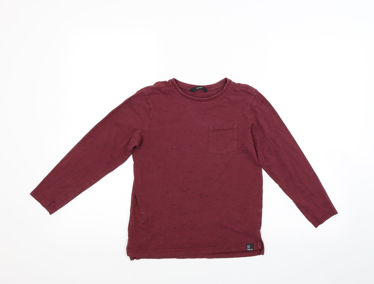 George Boys Red   Basic Polo Size 8-9 Years