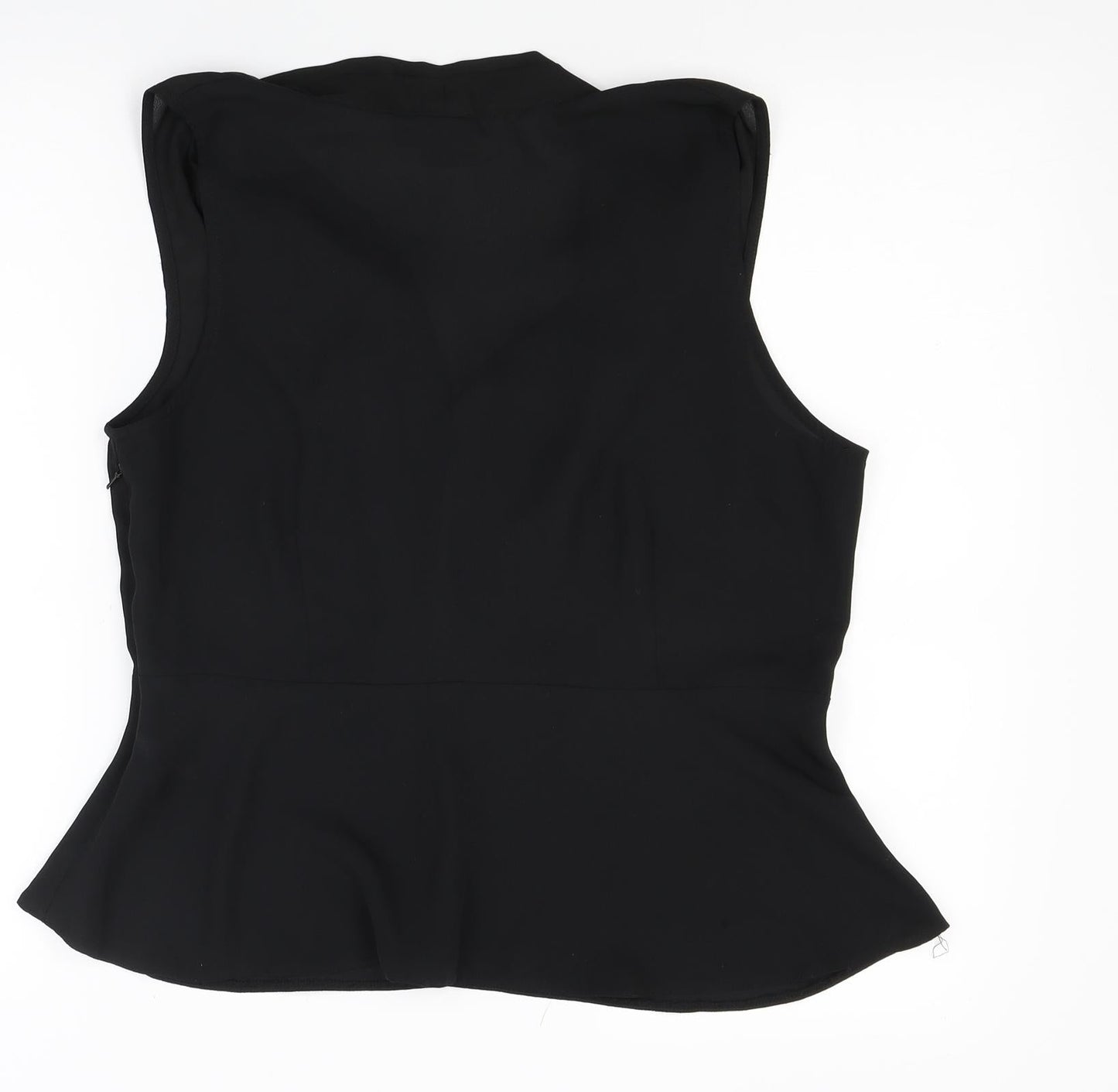 Womens UK Size 12 ASOS Black Basic Blouse