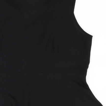 Womens UK Size 12 ASOS Black Basic Blouse