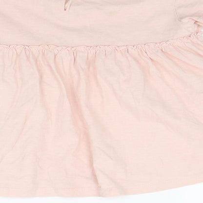 George Girls Pink Floral  Tunic T-Shirt Size 7 Years
