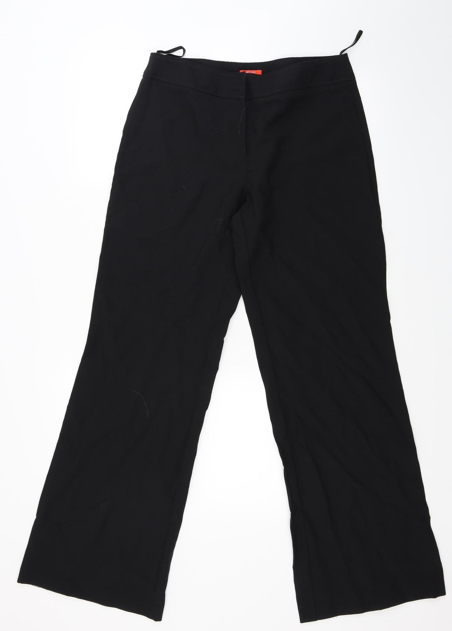F&F Womens Black   Trousers  Size 12 L28 in