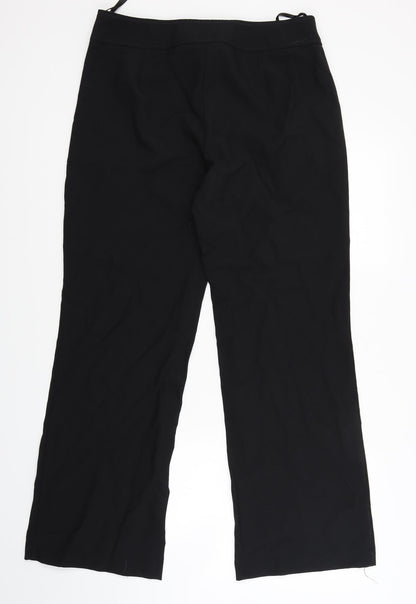 F&F Womens Black   Trousers  Size 12 L28 in
