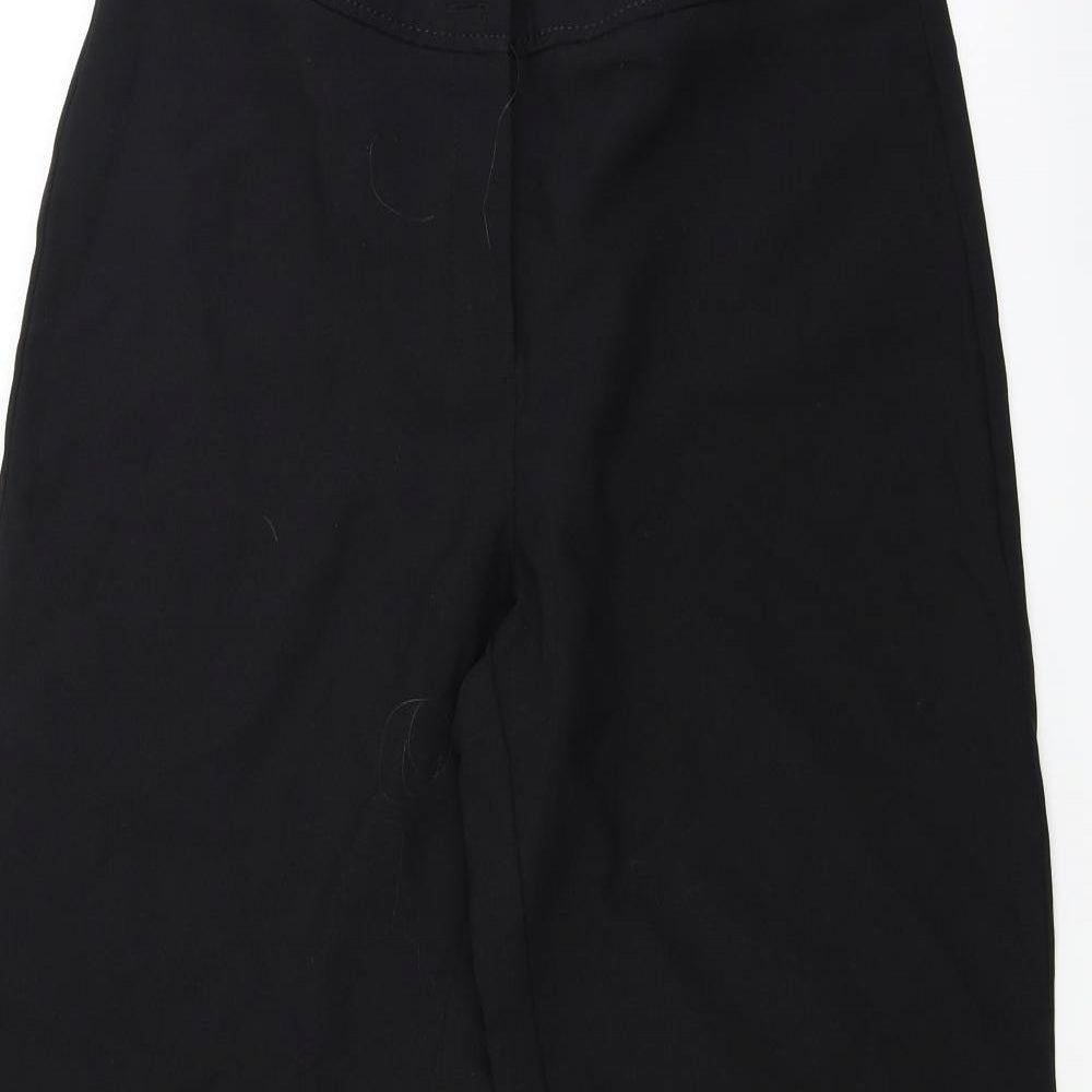 F&F Womens Black   Trousers  Size 12 L28 in
