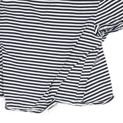 Womens UK Size S Zara White Basic T-Shirt