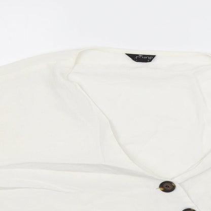 Womens UK Size 18 Topshop White Basic Blouse