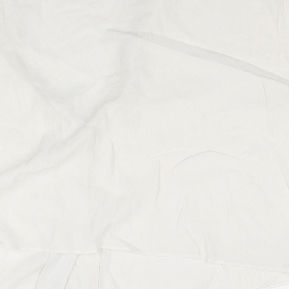 Womens UK Size 18 Topshop White Basic Blouse