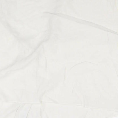 Womens UK Size 18 Topshop White Basic Blouse