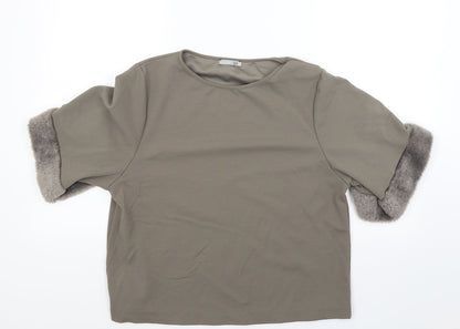 Zara Womens Green   Basic Blouse Size M