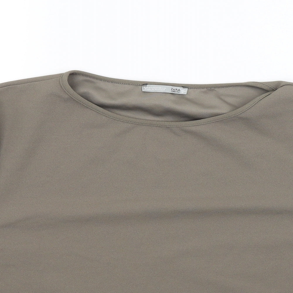 Zara Womens Green   Basic Blouse Size M