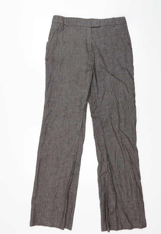 Womens UK Size 12 Marks and Spencer Regular Fit  Brown Trousers