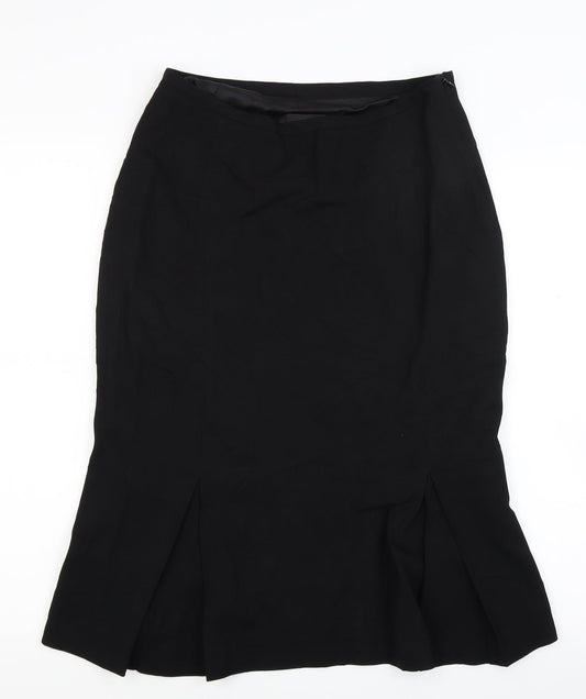 MNG Womens Black   A-Line Skirt Size 12