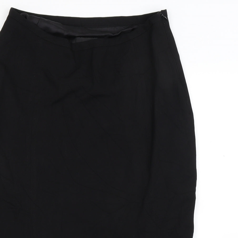 MNG Womens Black   A-Line Skirt Size 12