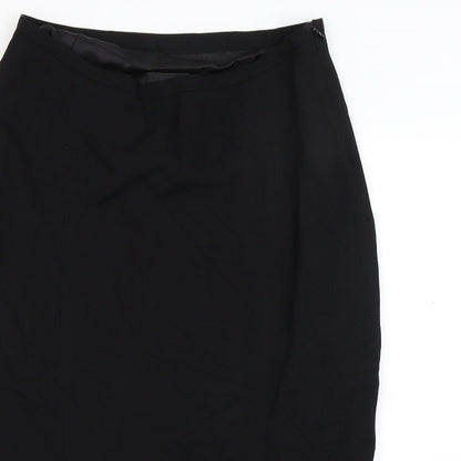 MNG Womens Black   A-Line Skirt Size 12