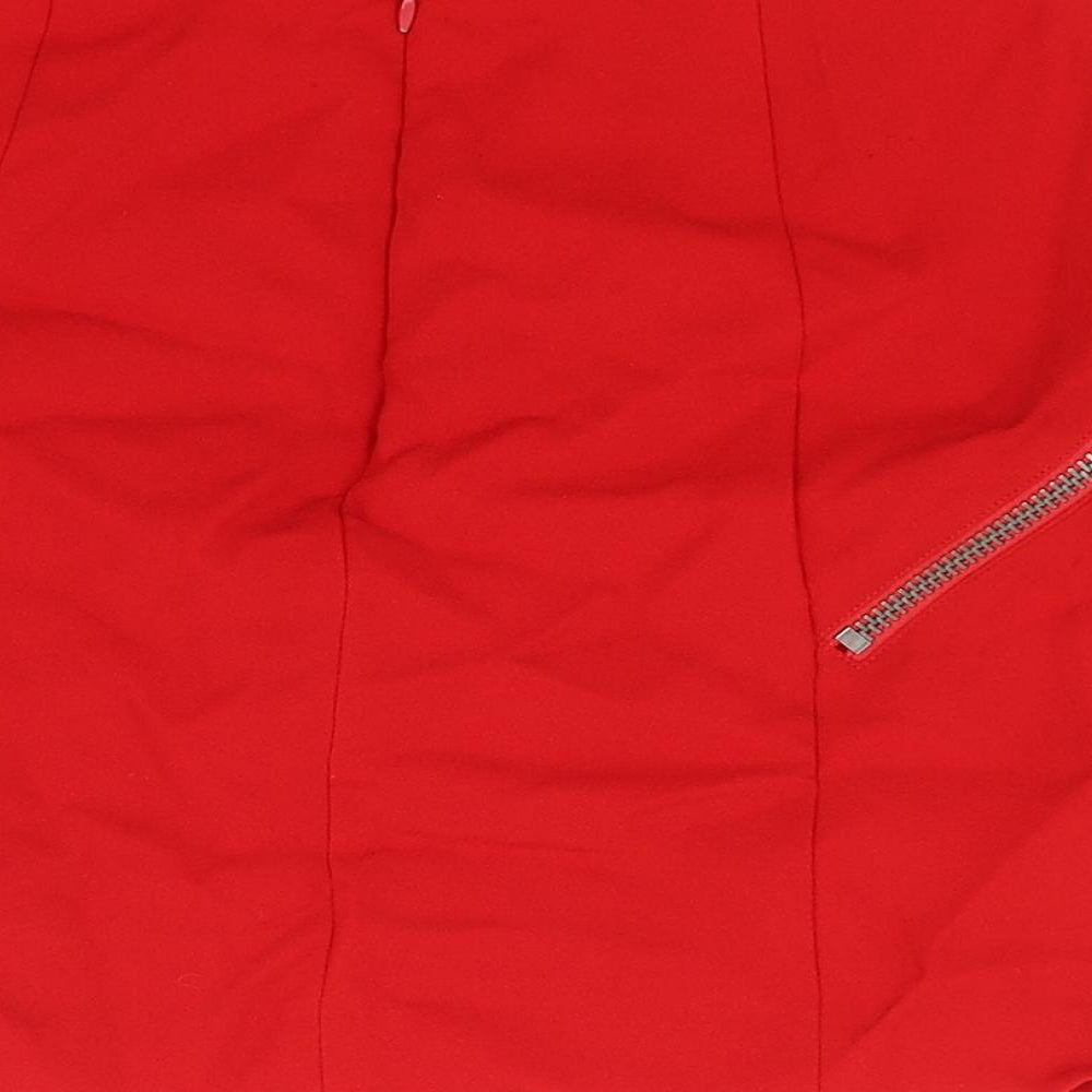 BCGeneration Womens Red   Mini Skirt Size S