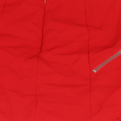 BCGeneration Womens Red   Mini Skirt Size S