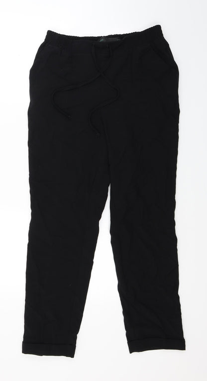 Womens UK Size 12 NEXT Regular Fit  Black Trousers