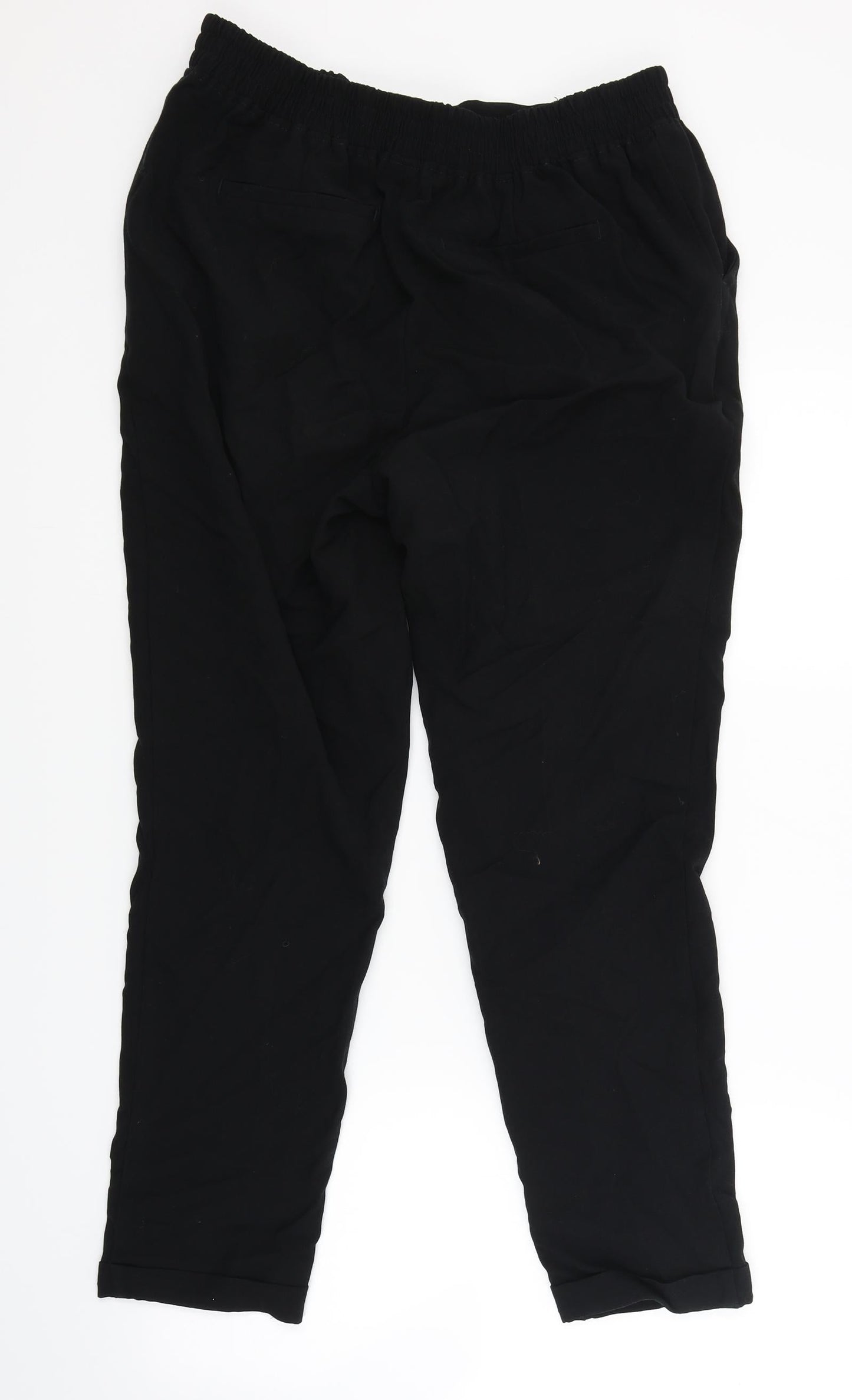 Womens UK Size 12 NEXT Regular Fit  Black Trousers