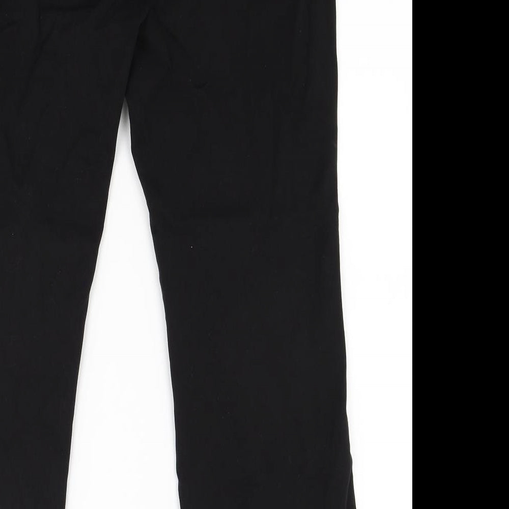 Womens UK Size 12 Marks and Spencer Regular Fit  Black Trousers
