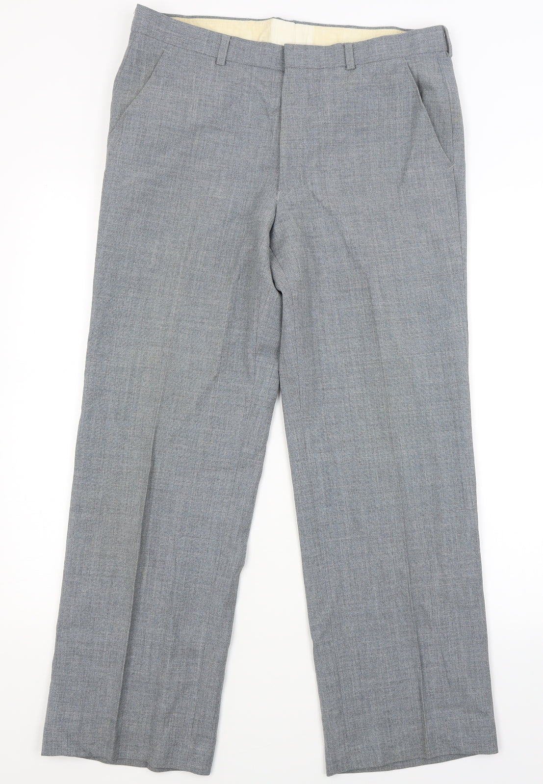 Womens UK Size 32 Marks and Spencer Regular Fit  Grey Trousers