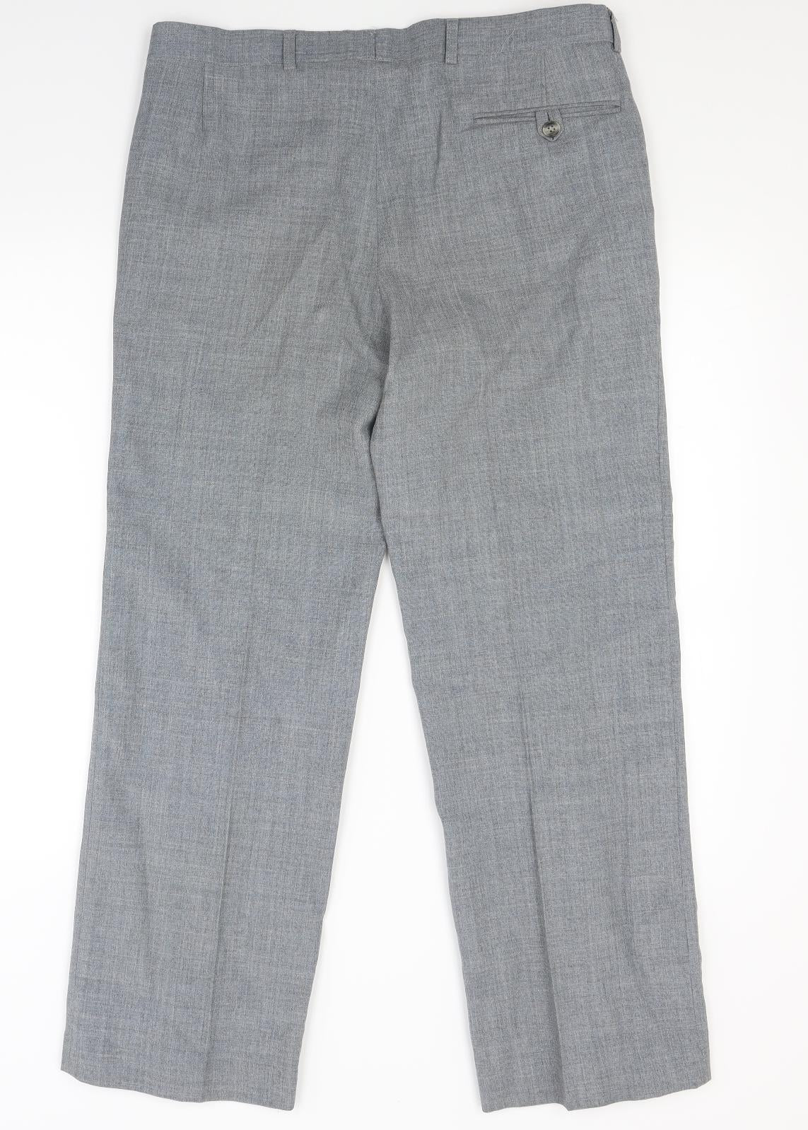 Womens UK Size 32 Marks and Spencer Regular Fit  Grey Trousers