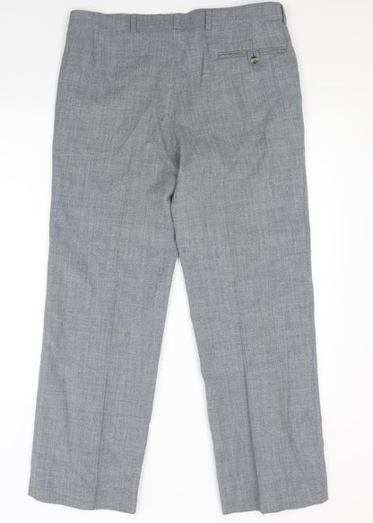Womens UK Size 32 Marks and Spencer Regular Fit  Grey Trousers
