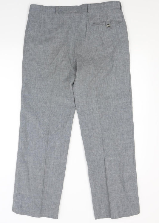 Womens UK Size 32 Marks and Spencer Regular Fit  Grey Trousers