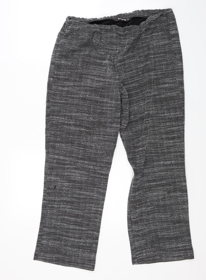 Womens UK Size 16 Bonmarché Regular Fit  Grey Trousers