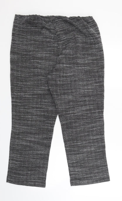 Womens UK Size 16 Bonmarché Regular Fit  Grey Trousers