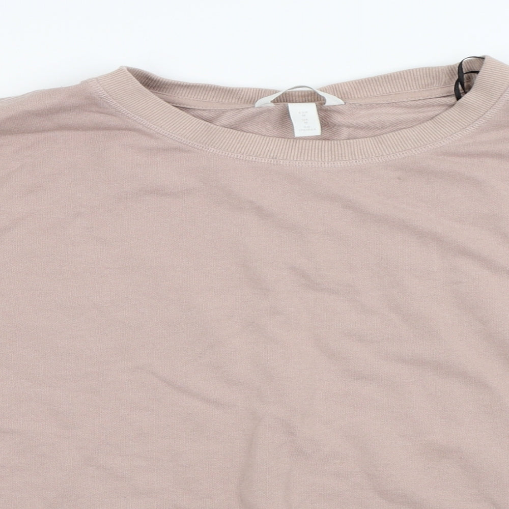 H&M  Womens Pink   Pullover Jumper Size M