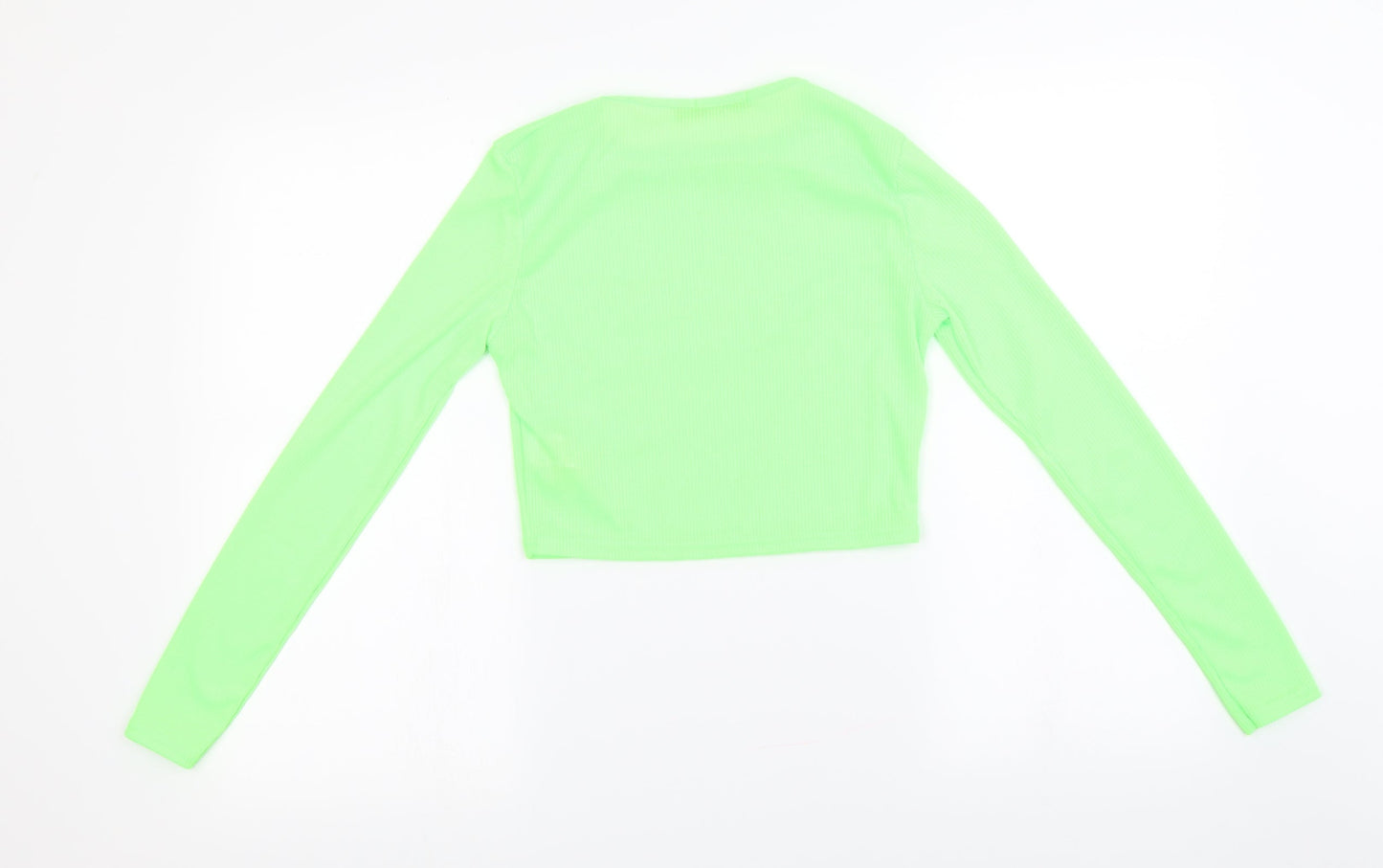 Boohoo  Womens Green   Basic T-Shirt Size 10