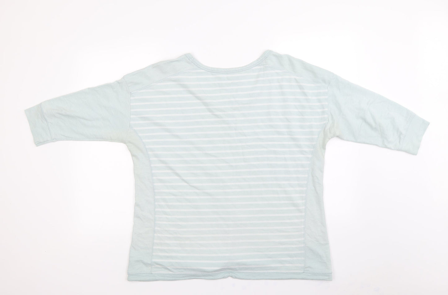 NX sport  Womens Green Striped  Pullover Jumper Size 18