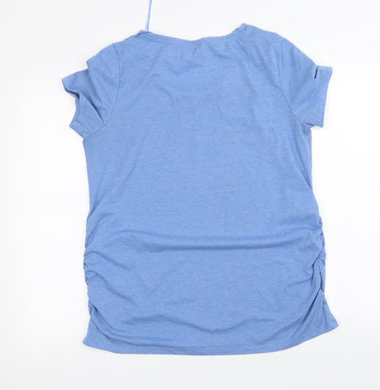 Womens UK Size L Blooming Marvellous Blue Basic T-Shirt