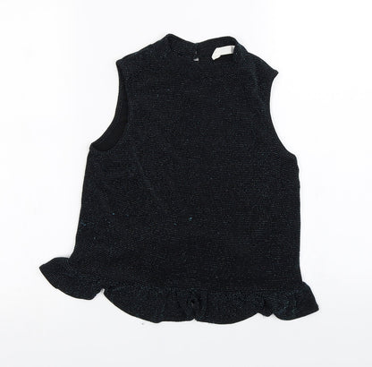 candy  Womens Black   Basic T-Shirt Size 14