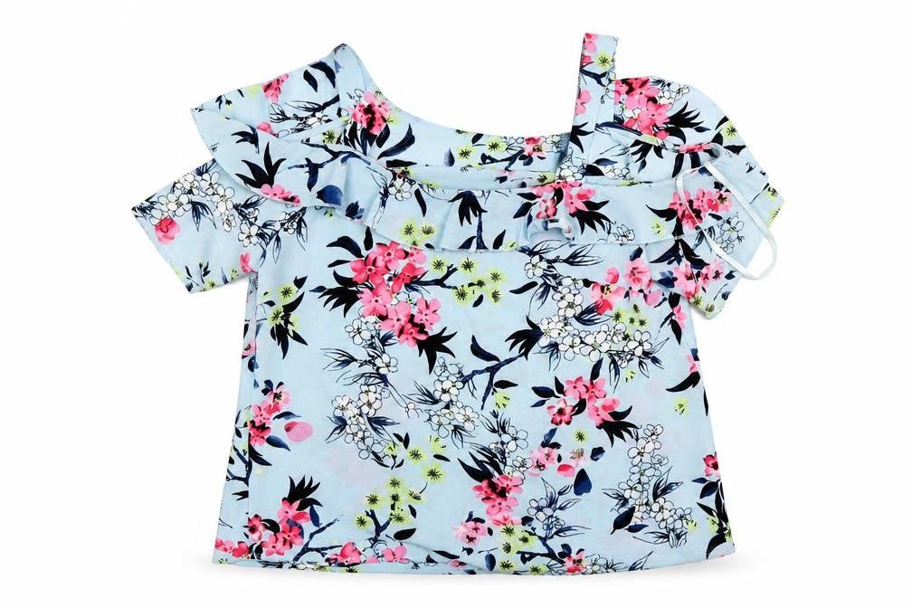 Womens UK Size 8 Quiz Blue Basic Blouse