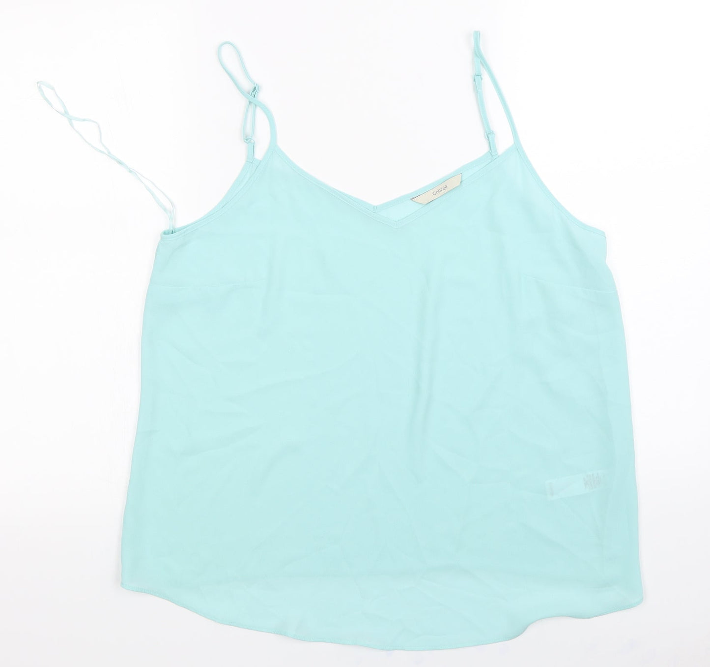 George  Womens Blue   Basic Blouse Size 14