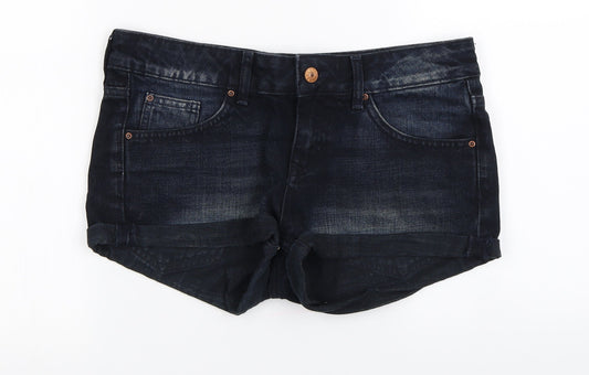 H&M  Womens Blue   Cut-Off Shorts Size 10