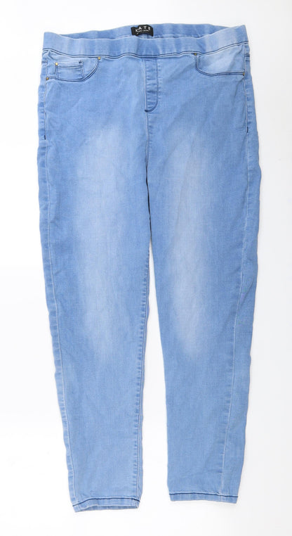 KATE Womens Blue   Jegging Jeans Size 34 in L27 in