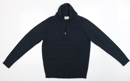 George  Mens Green   Henley Jumper Size S