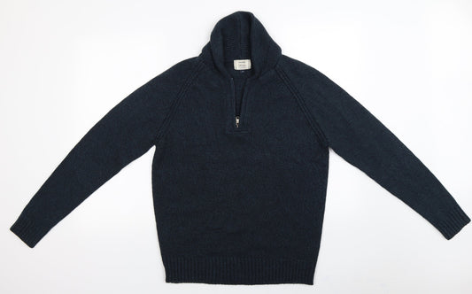 George  Mens Green   Henley Jumper Size S