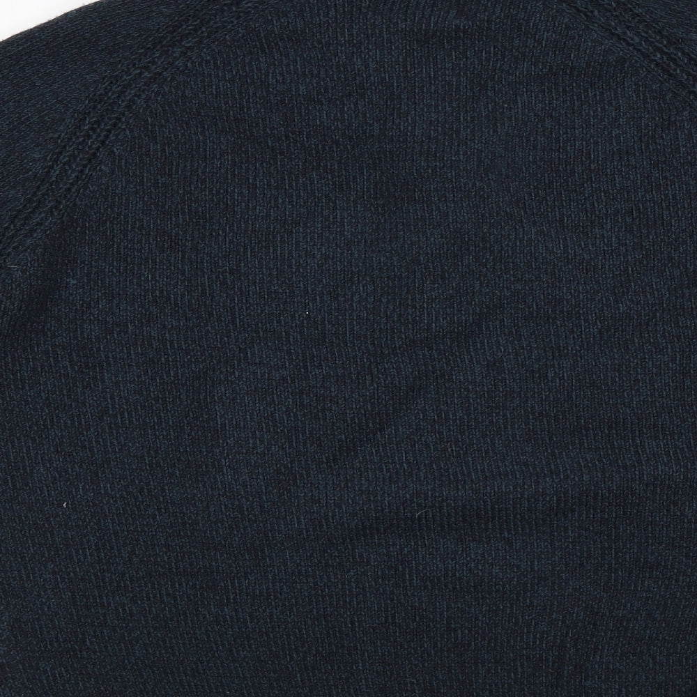 George  Mens Green   Henley Jumper Size S